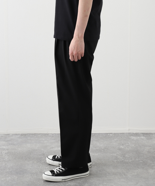 417 EDIFICE（フォーワンセブンエディフィス）の「TORO 2WAY 2タックワイドパンツ（スラックス・メンズ・ブラウン/ベージュ/ブラック・SMALL/LARGE/MEDIUM）」の17枚目の写真