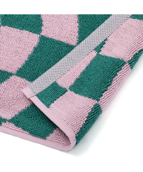 Francfranc（フランフラン）の「抗菌防臭タオルマット チェッカー ピンク（タオル・レディース・ピンク・FREE）」の3枚目の写真