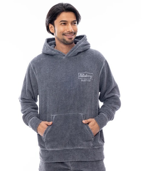 BILLABONG(ビラボン)の「BILLABONG メンズ PILE PARKA パーカー 【2025年春夏モデル】/ビラボンセットアップ対応バックプリントフーディ・パーカー(パーカー・メンズ・オフホワイト/スミクロ・MEDIUM/LARGE/X-LARGE)」の9枚目の写真