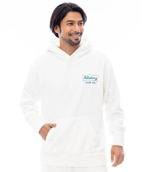 BILLABONG(ビラボン)の「BILLABONG メンズ PILE PARKA パーカー 【2025年春夏モデル】/ビラボンセットアップ対応バックプリントフーディ・パーカー(パーカー・メンズ・オフホワイト/スミクロ・MEDIUM/LARGE/X-LARGE)」の3枚目の写真