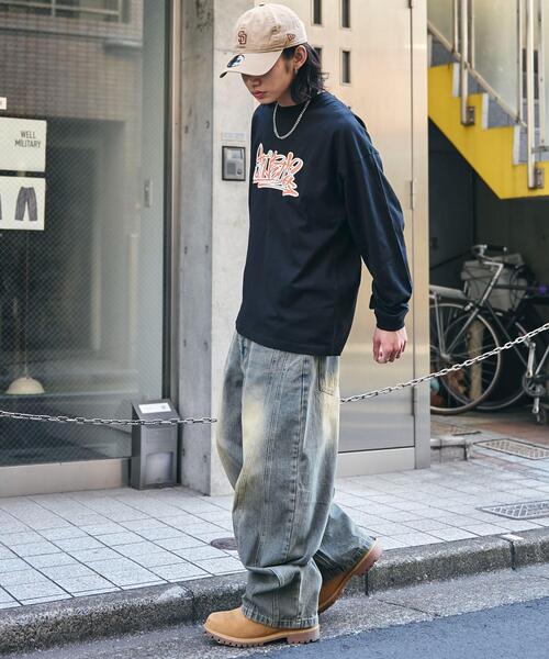 WEGO(ウィゴー)の「WEGO/アクセ付きグラフィックプリントロンT(Tシャツ/カットソー・メンズ・ホワイト/ブラック・LARGE/MEDIUM)」の14枚目の写真