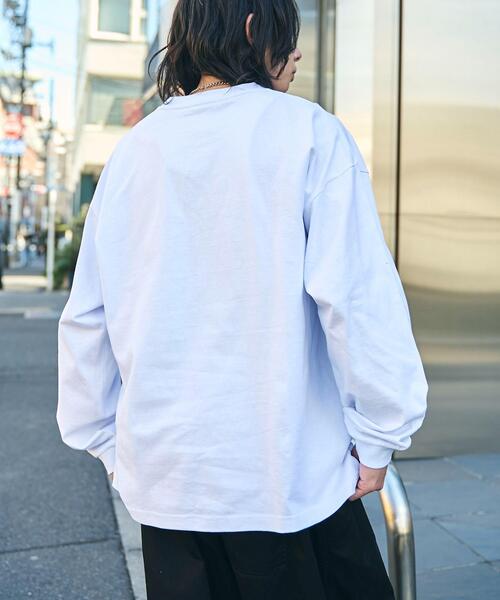 WEGO(ウィゴー)の「WEGO/アクセ付きグラフィックプリントロンT(Tシャツ/カットソー・メンズ・ホワイト/ブラック・LARGE/MEDIUM)」の20枚目の写真