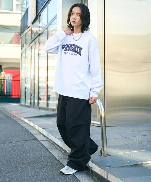 WEGO(ウィゴー)の「WEGO/アクセ付きグラフィックプリントロンT(Tシャツ/カットソー・メンズ・ホワイト/ブラック・LARGE/MEDIUM)」の21枚目の写真