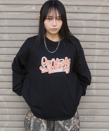 WEGO/アクセ付きグラフィックプリントロンT