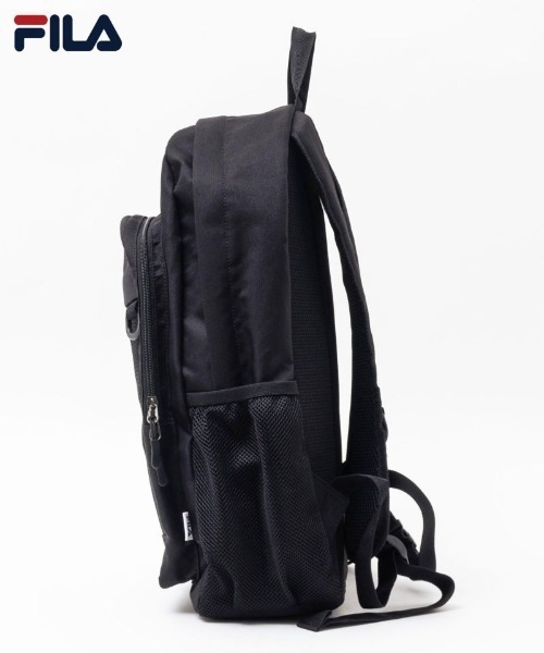FILA（フィラ）の「FILA バックパック（バックパック/リュック・メンズ・ブラック/ブラック×レッド・フリー）」の4枚目の写真