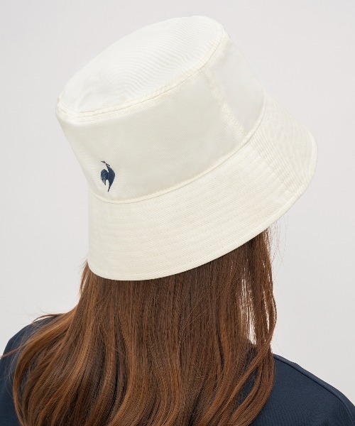 le coq sportif（ルコックスポルティフ）の「ハット（ハット・メンズ・ベージュ系その他/ホワイト×ネイビー/ネイビー系2・F）」の5枚目の写真