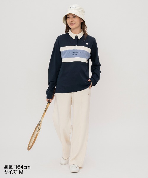 le coq sportif（ルコックスポルティフ）の「ハット（ハット・メンズ・ベージュ系その他/ホワイト×ネイビー/ネイビー系2・F）」の6枚目の写真