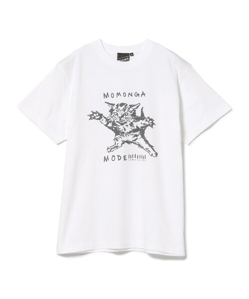 BEAMS T（ビームスティー）の「BEAMS T / MOMONGAMODE Tシャツ（Tシャツ/カットソー・メンズ・ホワイト/ブラック・XL/L/M/S）」の11枚目の写真