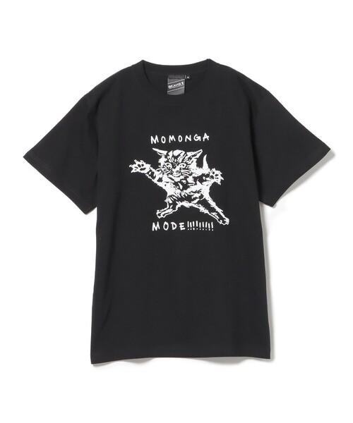 Tシャツ・カットソー BEAMS FW24 Printed shirt (38010112139 30) セール】テック ルーズ Tシャツ 24SS（Tシャツ/カットソー