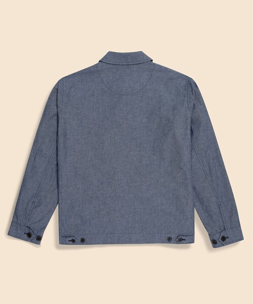 BROOKS BROTHERS(ブルックスブラザーズ)の「コットン GFロゴ ジップアップ ショートジャケット(ブルゾン・メンズ・ダークブルー/ブルー・MEDIUM/LARGE/X-LARGE/SMALL)」の3枚目の写真