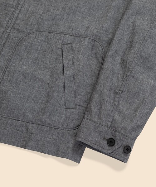 BROOKS BROTHERS(ブルックスブラザーズ)の「コットン GFロゴ ジップアップ ショートジャケット(ブルゾン・メンズ・ダークブルー/ブルー・MEDIUM/LARGE/X-LARGE/SMALL)」の9枚目の写真