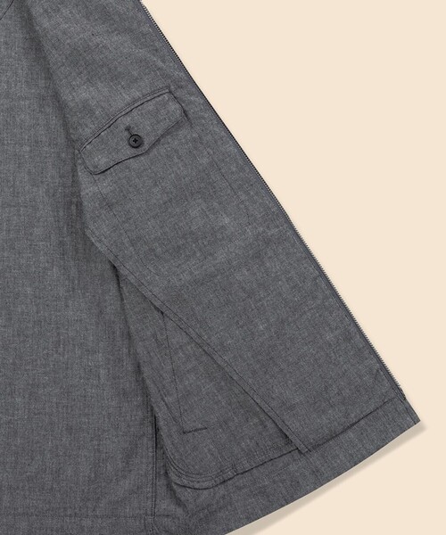 BROOKS BROTHERS(ブルックスブラザーズ)の「コットン GFロゴ ジップアップ ショートジャケット(ブルゾン・メンズ・ダークブルー/ブルー・MEDIUM/LARGE/X-LARGE/SMALL)」の12枚目の写真