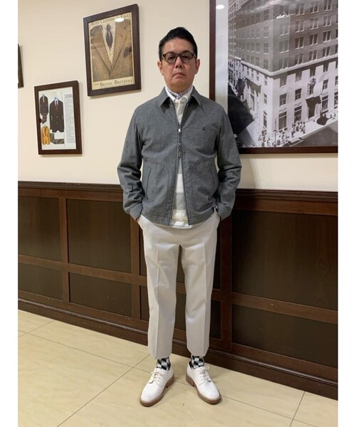 BROOKS BROTHERS(ブルックスブラザーズ)の「コットン GFロゴ ジップアップ ショートジャケット(ブルゾン・メンズ・ダークブルー/ブルー・MEDIUM/LARGE/X-LARGE/SMALL)」の13枚目の写真