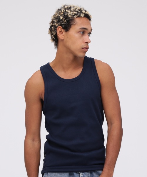リブ付きルレックスタンクトップ DAILY/デイリー》RIB TANK TOP / デイリーウェア リブ タンク