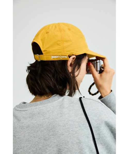 PARROTT CANVAS（パロットキャンバス）の「PARK CAP（キャップ・レディース・カーキ/ブラック・FREE）」の7枚目の写真