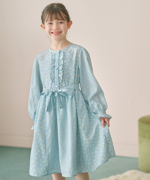 新品タグ付き 組曲ワンピース 160 新品未使用 タグ付き 組曲 長袖ワンピース ドット 薄紫 160 kumikyoku