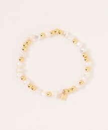 ear PAPILLONNER | 淡水パールメタルブレスレット(ブレスレット)