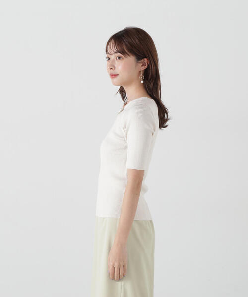 PROPORTION BODY DRESSING(プロポーションボディドレッシング)の「パールデザインニット / 1215170317(ニット/セーター・レディース・ネイビー/ホワイト系その他/ブルー・SMALL/MEDIUM)」の10枚目の写真