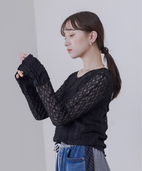 4TEX シュリンクレース メロートップス Eimee Law│Eimee Law