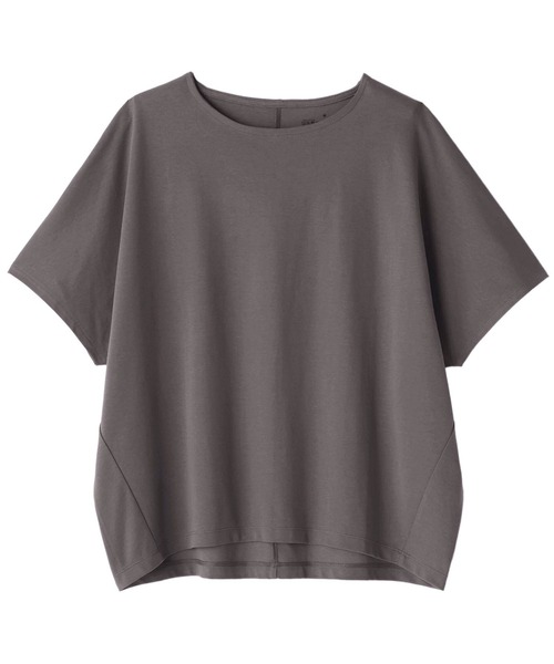 無印良品(ムジルシリョウヒン)の「婦人 涼感UVカットドルマンスリーブTシャツ(Tシャツ/カットソー・レディース・ホワイト/ラベンダー/ブラック/チャコールグレー・S/M/L/XL)」の21枚目の写真