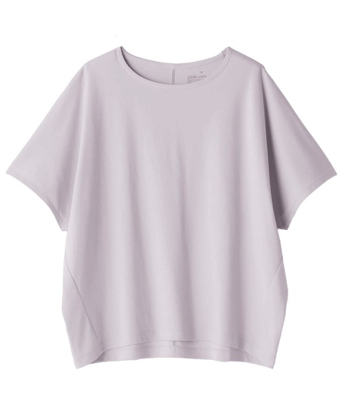 無印良品(ムジルシリョウヒン)の「婦人 涼感UVカットドルマンスリーブTシャツ(Tシャツ/カットソー・レディース・ホワイト/ラベンダー/ブラック/チャコールグレー・S/M/L/XL)」の14枚目の写真