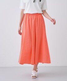 INDIVI | 【通気性◎撥水／接触冷感／UVケア】ナローフレアスカート(スカート)