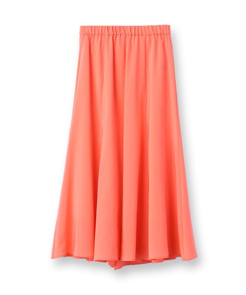 INDIVI（インディヴィ）の「【通気性◎撥水／接触冷感／UVケア】ナローフレアスカート（スカート・レディース・オレンジ/ダークブラウン/オフホワイト/ネイビー系5・05/13/15 /36/38/40/03/19）」の5枚目の写真