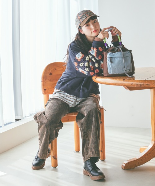 クロシェコンビプルオーバー（スウェット）｜niko and（ニコアンド