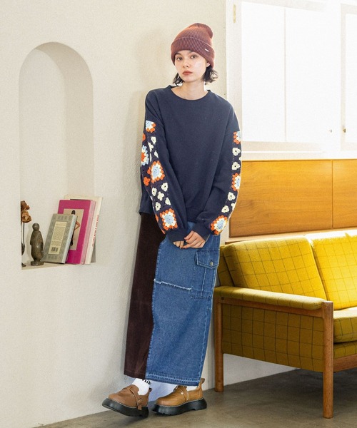 クロシェコンビプルオーバー 楽天市場】クロシェコンビプルオーバー niko and  ニコアンド