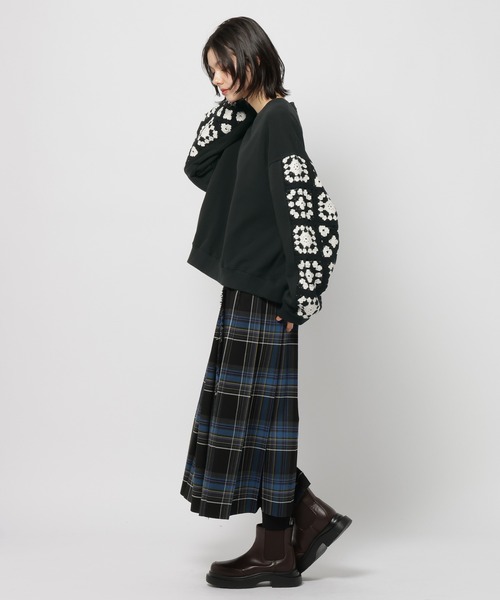 niko and（ニコアンド）の「クロシェコンビプルオーバー