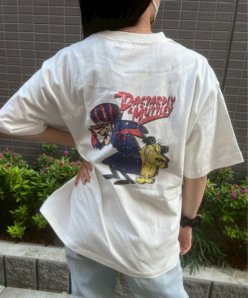 DISCUS ATHLETIC（ディスカス　アスレチック）の「【DISCUS ATHLETIC/ディスカス アスレチック】DISCUS×WARNER 半袖Tシャツ Wacky Races/THE POWERPUFF GIRLS（Tシャツ/カットソー・レディース・ブラック系1/ホワイト系4/ホワイト系2/ブラック系2/ホワイト系3/ブラック系3/ホワイト系1/ブラック系4・M/L）」の3枚目の写真