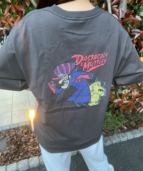 DISCUS ATHLETIC（ディスカス　アスレチック）の「【DISCUS ATHLETIC/ディスカス アスレチック】DISCUS×WARNER 半袖Tシャツ Wacky Races/THE POWERPUFF GIRLS（Tシャツ/カットソー・レディース・ブラック系1/ホワイト系4/ホワイト系2/ブラック系2/ホワイト系3/ブラック系3/ホワイト系1/ブラック系4・M/L）」の6枚目の写真