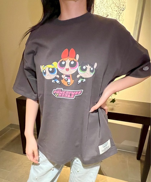 DISCUS ATHLETIC（ディスカス　アスレチック）の「【DISCUS ATHLETIC/ディスカス アスレチック】DISCUS×WARNER 半袖Tシャツ Wacky Races/THE POWERPUFF GIRLS（Tシャツ/カットソー・レディース・ブラック系1/ホワイト系4/ホワイト系2/ブラック系2/ホワイト系3/ブラック系3/ホワイト系1/ブラック系4・M/L）」の7枚目の写真