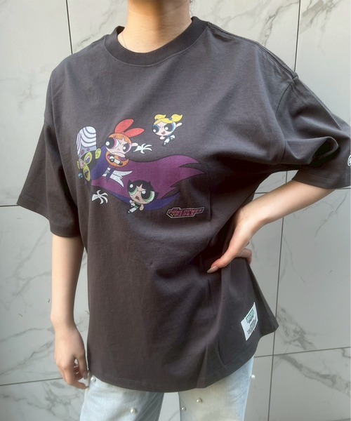 DISCUS ATHLETIC（ディスカス　アスレチック）の「【DISCUS ATHLETIC/ディスカス アスレチック】DISCUS×WARNER 半袖Tシャツ Wacky Races/THE POWERPUFF GIRLS（Tシャツ/カットソー・レディース・ブラック系1/ホワイト系4/ホワイト系2/ブラック系2/ホワイト系3/ブラック系3/ホワイト系1/ブラック系4・M/L）」の8枚目の写真