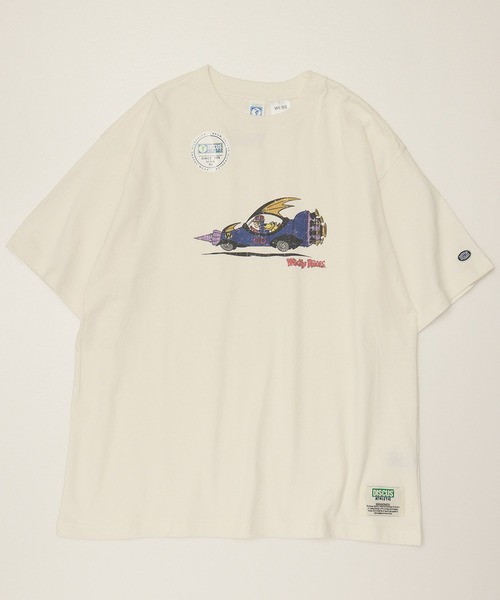 DISCUS ATHLETIC（ディスカス　アスレチック）の「【DISCUS ATHLETIC/ディスカス アスレチック】DISCUS×WARNER 半袖Tシャツ Wacky Races/THE POWERPUFF GIRLS（Tシャツ/カットソー・レディース・ブラック系1/ホワイト系4/ホワイト系2/ブラック系2/ホワイト系3/ブラック系3/ホワイト系1/ブラック系4・M/L）」の9枚目の写真