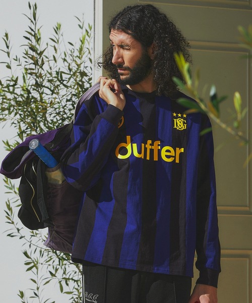 The DUFFER of ST.GEORGE(ザダファーオブセントジョージ)の「DUFFER’S GAME SHIRTS:DUFFERオリジナル ゲームシャツ(Tシャツ/カットソー・メンズ・ライトグレー/ネイビー・MEDIUM/LARGE/X-LARGE)」の9枚目の写真