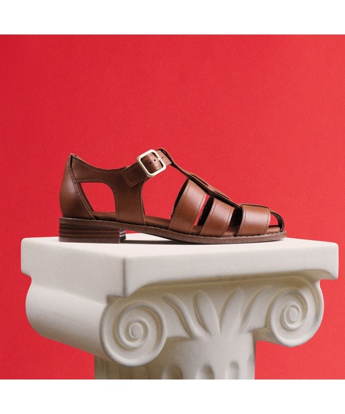 Clarks(クラークス)の「Hana Sun / ハナサン(タンレザー)(サンダル・レディース・ブラウン・UK3/UK3.5/UK4/UK4.5/UK5/UK5.5/UK6)」の1枚目の写真