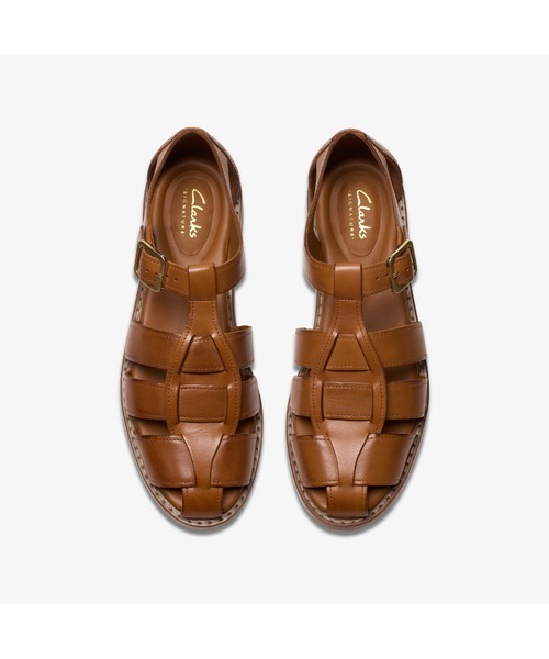 Clarks(クラークス)の「Hana Sun / ハナサン(タンレザー)(サンダル・レディース・ブラウン・UK3/UK3.5/UK4/UK4.5/UK5/UK5.5/UK6)」の6枚目の写真