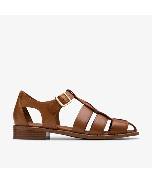 Clarks(クラークス)の「Hana Sun / ハナサン(タンレザー)(サンダル・レディース・ブラウン・UK3/UK3.5/UK4/UK4.5/UK5/UK5.5/UK6)」の10枚目の写真
