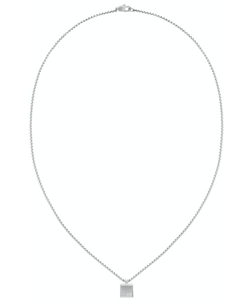 Calvin Klein(カルバン・クライン)の「【Calvin Klein】 カルバンクライン MINIMALISTIC ネックレス ユニセックス(ネックレス・メンズ・シルバー・FREE)」の2枚目の写真