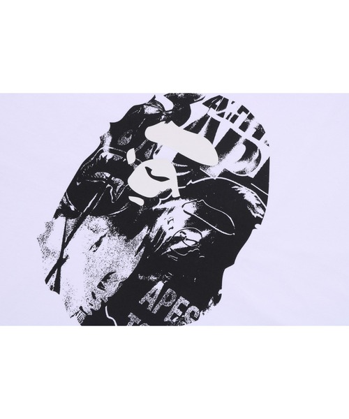 国内配送★A BATHING APE★PHOTO PRINT APE HEAD グラフィックT PHOTO PRINT APE HEAD RELAXED FIT TEE（Tシャツ/カットソー
