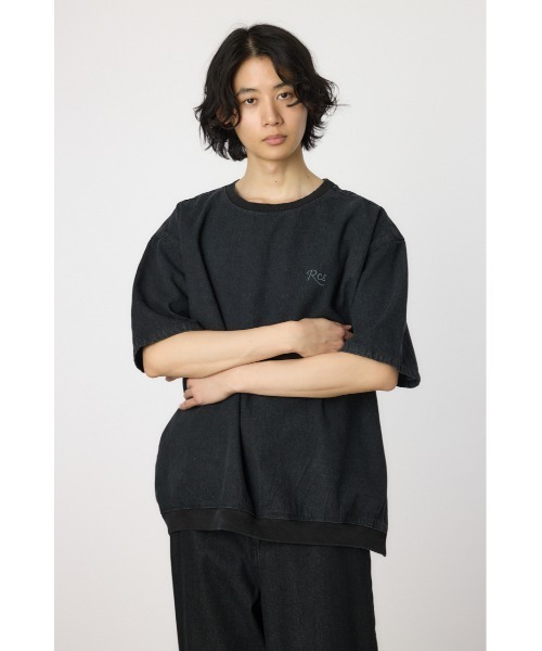 RODEO CROWNS WIDE BOWL（ロデオクラウンズワイドボウル）の「サイドジップデニムトップス（その他トップス・メンズ・ブラック/ライトブルー・MEDIUM/LARGE）」の14枚目の写真