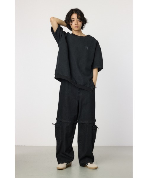 RODEO CROWNS WIDE BOWL（ロデオクラウンズワイドボウル）の「サイドジップデニムトップス（その他トップス・メンズ・ブラック/ライトブルー・MEDIUM/LARGE）」の11枚目の写真