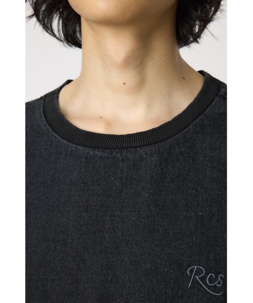 RODEO CROWNS WIDE BOWL（ロデオクラウンズワイドボウル）の「サイドジップデニムトップス（その他トップス・メンズ・ブラック/ライトブルー・MEDIUM/LARGE）」の6枚目の写真