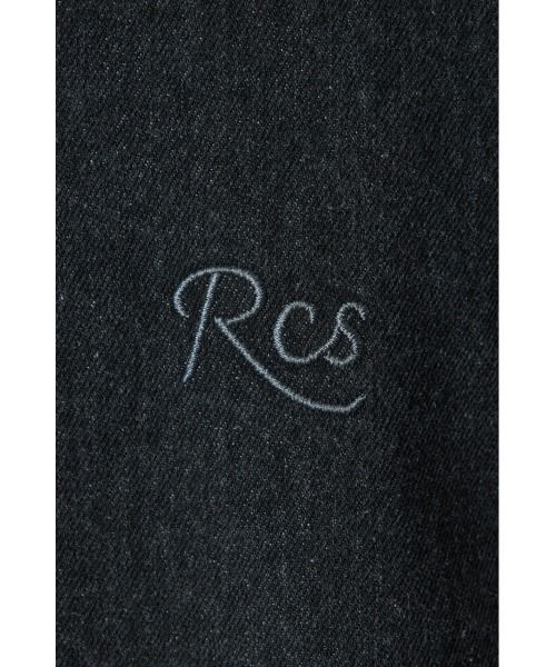 RODEO CROWNS WIDE BOWL（ロデオクラウンズワイドボウル）の「サイドジップデニムトップス（その他トップス・メンズ・ブラック/ライトブルー・MEDIUM/LARGE）」の5枚目の写真