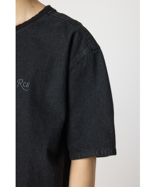 RODEO CROWNS WIDE BOWL（ロデオクラウンズワイドボウル）の「サイドジップデニムトップス（その他トップス・メンズ・ブラック/ライトブルー・MEDIUM/LARGE）」の4枚目の写真