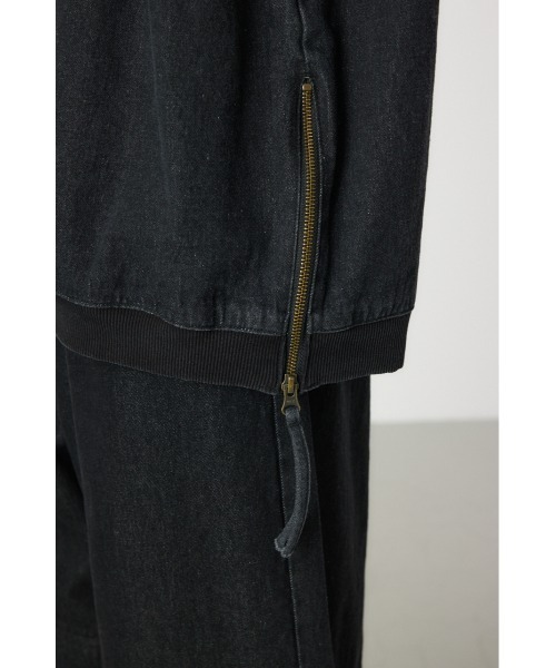 RODEO CROWNS WIDE BOWL（ロデオクラウンズワイドボウル）の「サイドジップデニムトップス（その他トップス・メンズ・ブラック/ライトブルー・MEDIUM/LARGE）」の3枚目の写真