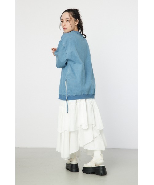 RODEO CROWNS WIDE BOWL（ロデオクラウンズワイドボウル）の「サイドジップデニムトップス（その他トップス・メンズ・ブラック/ライトブルー・MEDIUM/LARGE）」の22枚目の写真