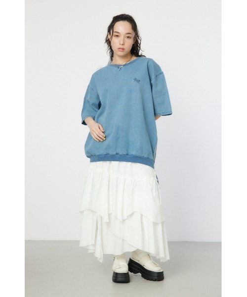 RODEO CROWNS WIDE BOWL（ロデオクラウンズワイドボウル）の「サイドジップデニムトップス（その他トップス・メンズ・ブラック/ライトブルー・MEDIUM/LARGE）」の21枚目の写真