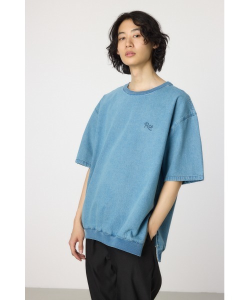 RODEO CROWNS WIDE BOWL（ロデオクラウンズワイドボウル）の「サイドジップデニムトップス（その他トップス・メンズ・ブラック/ライトブルー・MEDIUM/LARGE）」の20枚目の写真
